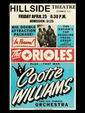 Orioles conway 16" x 12" Repro Concert Poster