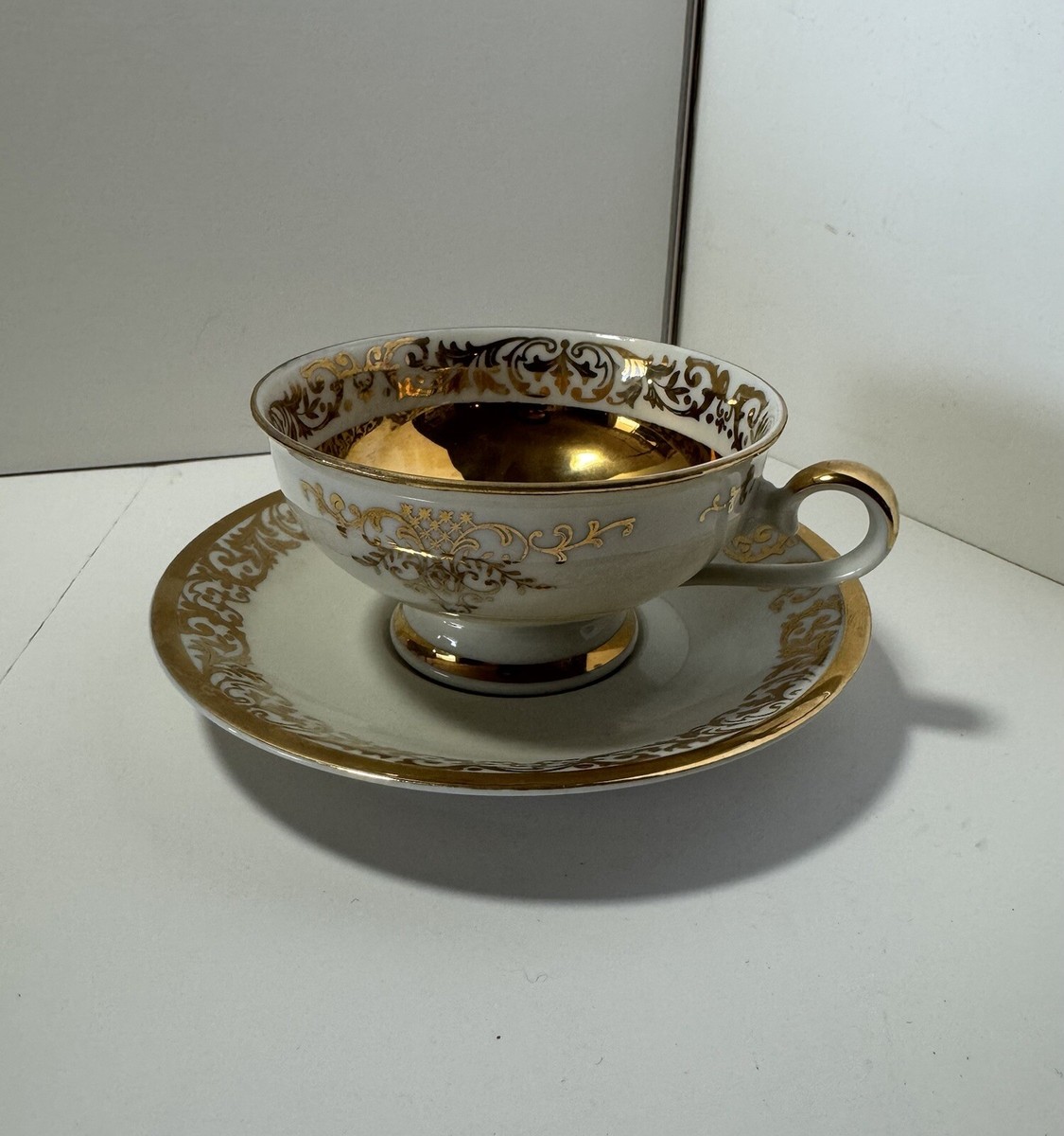 BAREUTHER Bavaria Footed Tea Cup & Saucer Coffee Cup | eBay