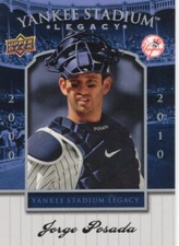 2008 UD Yankee Stadium Legacy Box Set #95 Jorge Posada