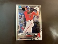 2021 Bowman Chrome Prospect Kristian Robinson # BCP-136
