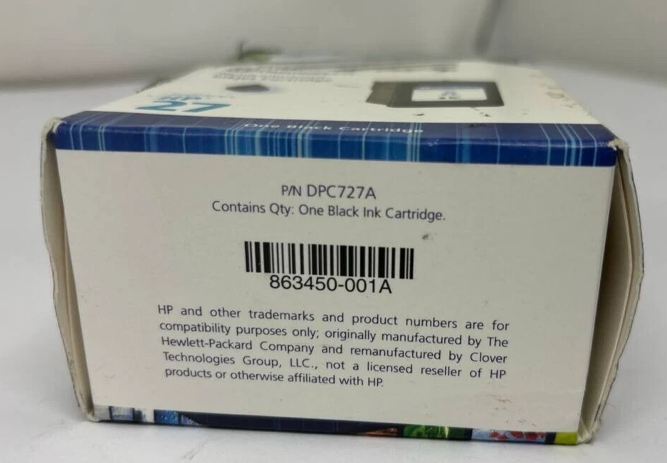 Dataproducts DPC727A Black Inkjet Cartridge for HP OfficeJet Deskjet Fax & PSC - Image 3 of 4