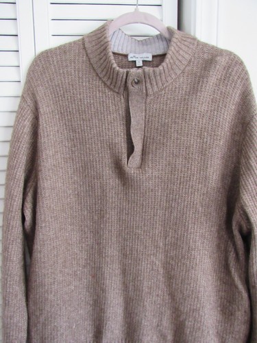 Peter Millar 1/4 Zip Cashmere Blend Pull-over Sweater Size XL - Picture 9 of 10