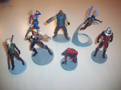 Disney Marvel PVC Figure Set ~ Nick Fury / Ant-Man / Wasp / Hawkeye / More!