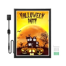 Spolehli Led Poster Frame 24"×36" Snap Frame with Dimmer Switch Illuminated