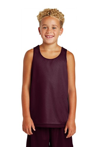 Sport-Tek YST500 Youth Polyester PosiCharge Classic Mesh Reversible Tank Top - Picture 49 of 80
