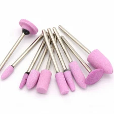 3mm - 13mm Mounted Grinding Abrasive Stone Point Bits 3/32'' Shank Rotary Tools