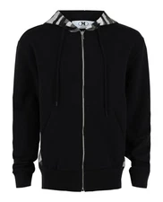 M Missoni Mens Zig Zag Print Zip Up Hoodie
