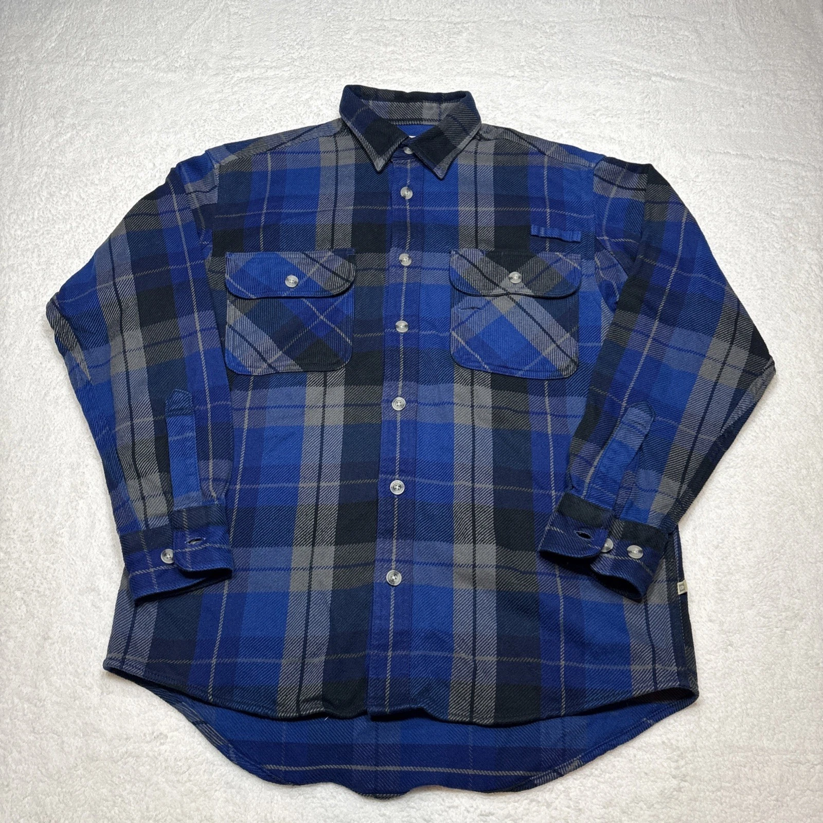 Cabela's Shirt Men's Blue Plaid Flannel Lumberjack Button Up Outdoor Medium Reg
Opens in a new windo