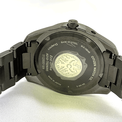 OROLOGIO CITIZEN THE CITIZEN SOLAR AQ1054-59E ACCIAIO INOX QUADRANTE NERO UOMO F/S - Foto 7 di 9