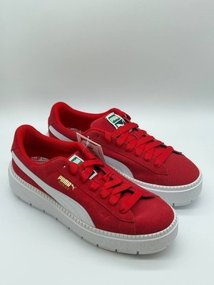 Puma Platform Trace Wns MU Sneakers Damen EU 40,5 Rot Neu Schuhe