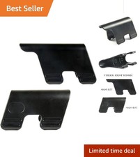 Versatile 2-Piece Cheek Rest Riser: Lightweight Polymer, 1.25"  0.75" Heights