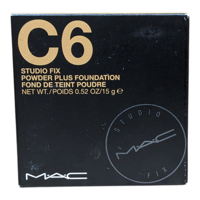 MAC Studio Fix Powder Plus Oil Control Buildable Foundation - C6 - 0.52oz / 15g