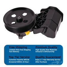 Power Steering Pump 20-70268 Fit 03-07 Dodge Ram 2500 3500 W Reservoir Pulley Power Steering Pump 20-70268 Fit 03-07 Dodge Ram 2500 3500 W Reservoir Pulley