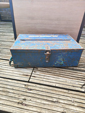 Vintage British WWII Bren Gun .303 Steel Magazine Transit Box Ammo Chest Trunk