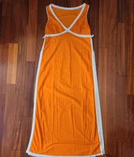 Vintage Warner's Women's Medium Bathing Suit Cover Up Gown Double Split Retro