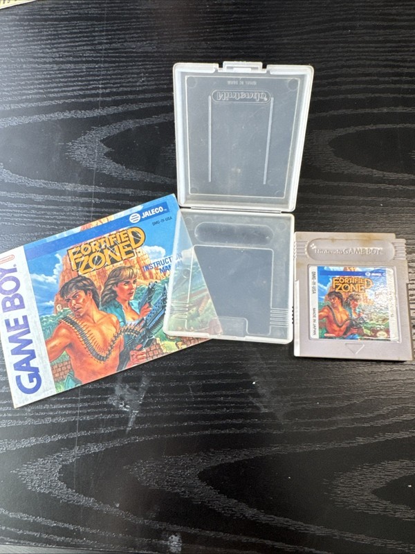 Fortified Zone Nintendo Game Boy Gameboy Original Authentic Game Manual & Case!!