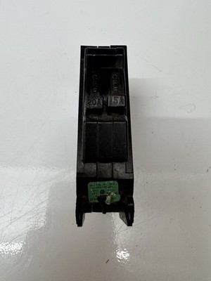 GE TR2015 Tandem Circuit Breaker 20 & 15 Amp 120 Volt (2) 1 Pole