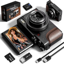 Fotocamera Digitale NBD Fotocamere Da 56 MP per Fotografia Fotocamera 4K 180 ° P