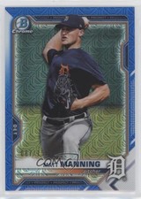 2021 Bowman Chrome Prospects Mega Box Blue Mojo Refractor /150 Matt Manning 02u3