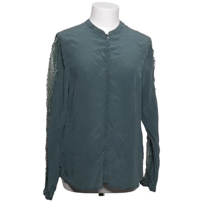 Custommade, Bluse, Größe: 40, Grün, Polyester/Seide, Einfarbig, Damen #bVz