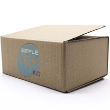 Box For Packaging Accessories 170 X 130 X 70 Mm Of Brown Corrugated Cardboard