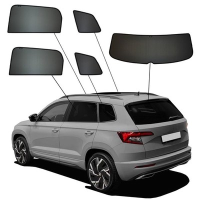 Auto Sonnenschutz Skoda Karoq 2018- SunClip Sichtschutz Scheibennetz UVschutz
