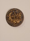 3 Antique Victorian Metal Picture Buttons – Foo Dog, Bird & Cut Steel... — photo 2