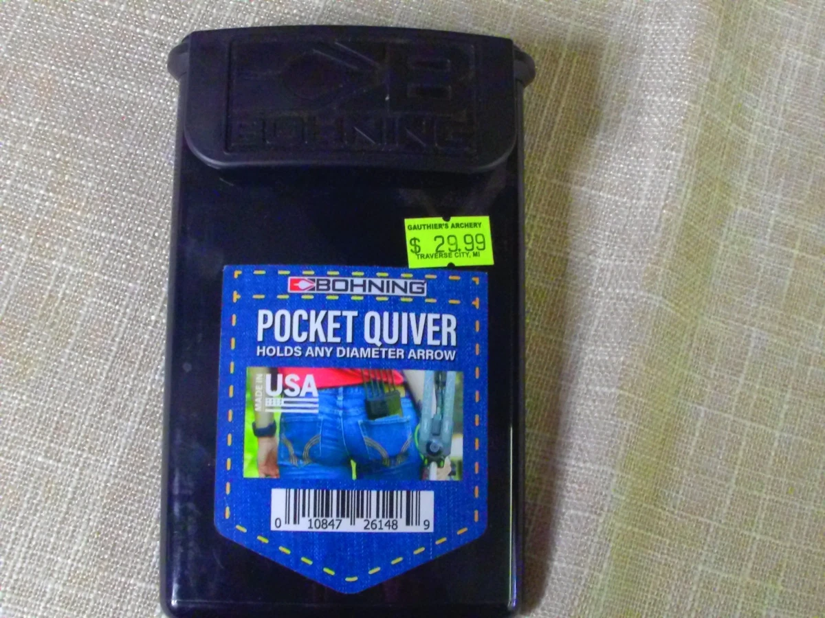 Paire De Retenues De Flèches Bohning Quiver Type C – Pour 4 Flèches – Noir