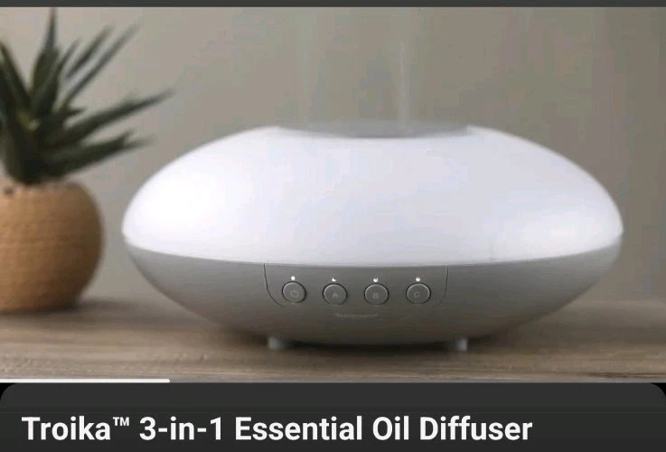 Difusor de aromaterapia de aceite esencial Sparoom Troika 3 en 1 nuevo sellado en caja raro Foto 4 de 4