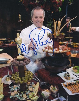 WOLFGANG PUCK, CATERING OSCAR, ORIGINAL SIGNIERT, AUTHENTIC SIGNED