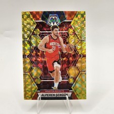 2022-23 Panini Mosaic - Alperen Sengun #41 Reactive Yellow Mosaic Prizm