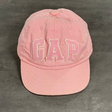 babyGap Pink Logo Baseball Cap Toddler Kids Adjustable Strap XS Extra Small