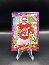 JALEN ROYALS 2025 PANINI PRIZM ROOKIE PURPLE SHIMMER CHIEFS RC /15 Q3549