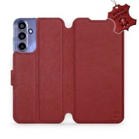 HandyhüLle FüR Galaxy A15 4G Mobiwear Case Cover SchutzhüLle Etui Dunkelrot