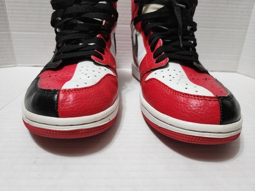 Jordan 1 Retro High OG Mens Size 8.5 Red White - Picture 2 of 7