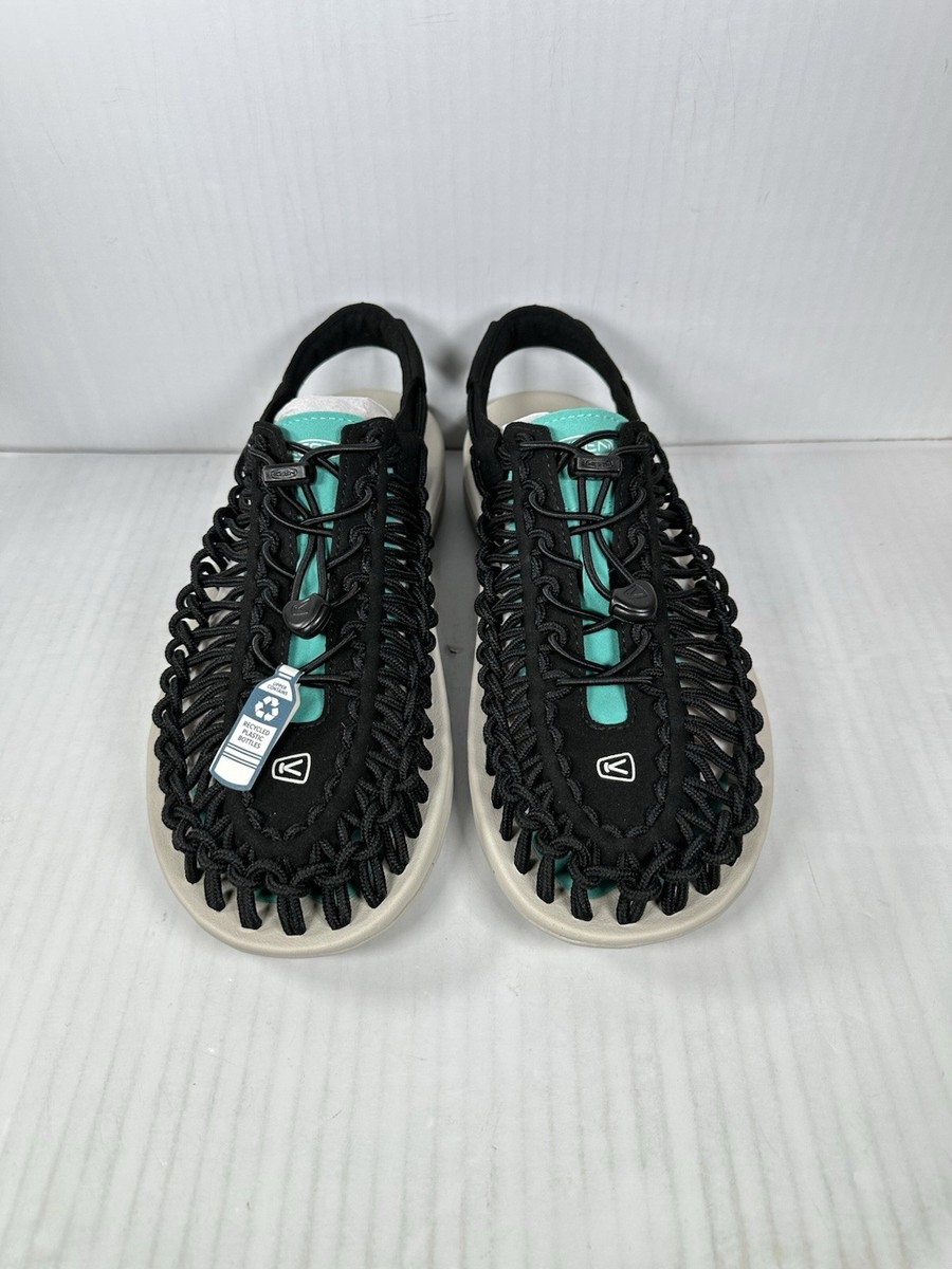 Size 9 Keen Uneek Black Tan Bright Aqua Mens Sport Sandals Shoes NEW Amazon.com | KEEN Men main image 4