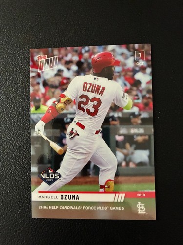 2019 Topps Now 978 Marcell Ozuna