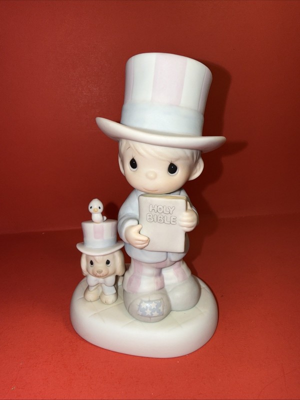 Precious Moments  - “God Bless America” 102938 1986 Limited Edition