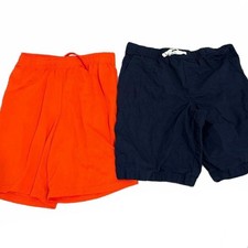 carter's Kids Boys Shorts 14/14A Navy Orange - Lot of 2