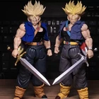 1/12 Scale Custom Coat Vest For 6'' Future Trunks Action Figure (No Figure) New