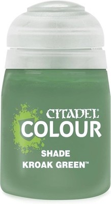 Warhammer Citadel Base Shade Kroak Green Paint Bottle 18ml