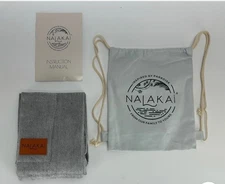 Nalakai Ring Sling Baby Carrier Soft Linen Baby Sling - Pebble Gray