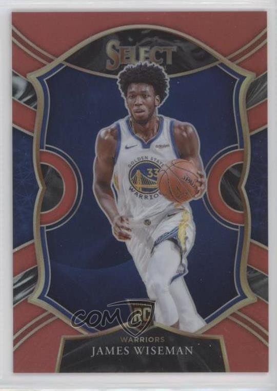 2020-21 Panini Select Concourse Red Prizm 152/199 James Wiseman #62 s1i
