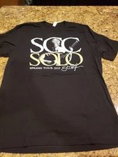 Steven Curtis Chapman TOUR SCC SOLO crew neck short sleeve black t-shirt size XL
