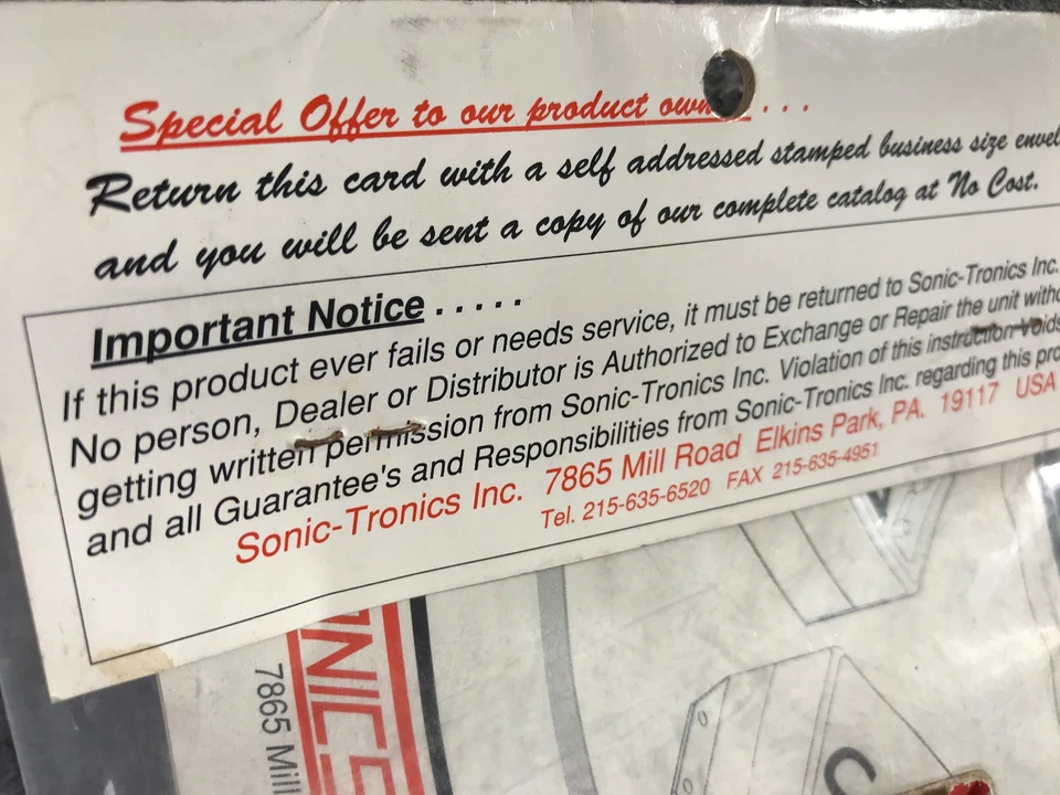 Sonic-Tronics Mark X Fuel Pump 12V (Sot1249) - Brand New! - Image 4 of 4