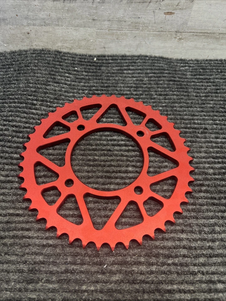 JT Sprockets JTA1204-46 Red  - 7075 T6 Aluminum Rear Sprocket - Image 2 of 4