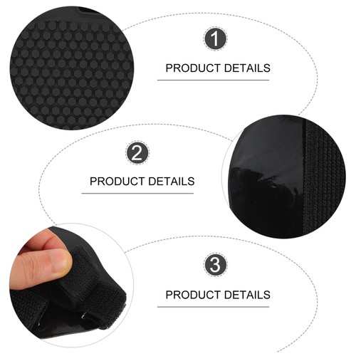 Motorbike Shifting Pad Shoe Cover Protector Black for Gear Shifting - Picture 3 of 12