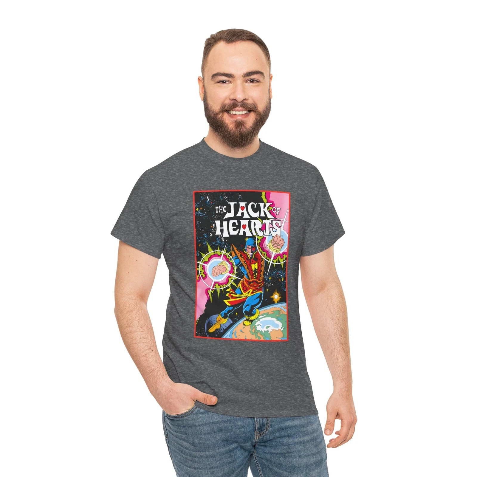 Jack of Hearts T-Shirt - Marvel Comics - Avengers - She-Hulk Beau - Zero Fluid