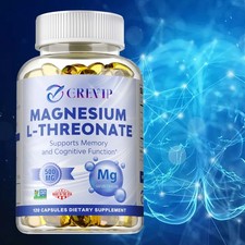 Magnesium L-threonate- Support Focus, Improved Sleep, Mood  Cognitive Abilities