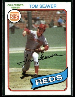 1980 Topps Burger King Tom Seaver #10 ~ NM-MT ~